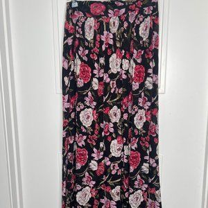 Floral Full-Length Maxi Skirt